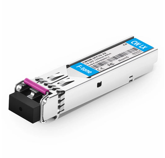 Module émetteur-récepteur SFP 1270-1610 nm 80 km DOM Duplex LC SMF 1000BASE CWDM compatible générique