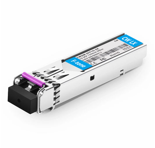Module émetteur-récepteur SFP 1270-1610 nm 80 km DOM Duplex LC SMF 1000BASE CWDM compatible générique