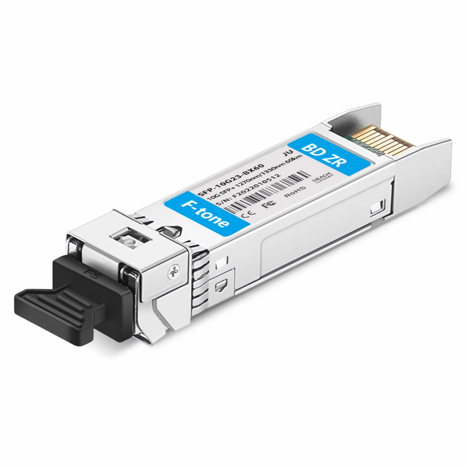 Juniper Networks EX-SFP-10GE-BX23-60 Compatible 10GBASE-BX BiDi SFP+ 1270nm-TX/1330nm-RX 60km Simplex LC/UPC SMF Transceiver Module