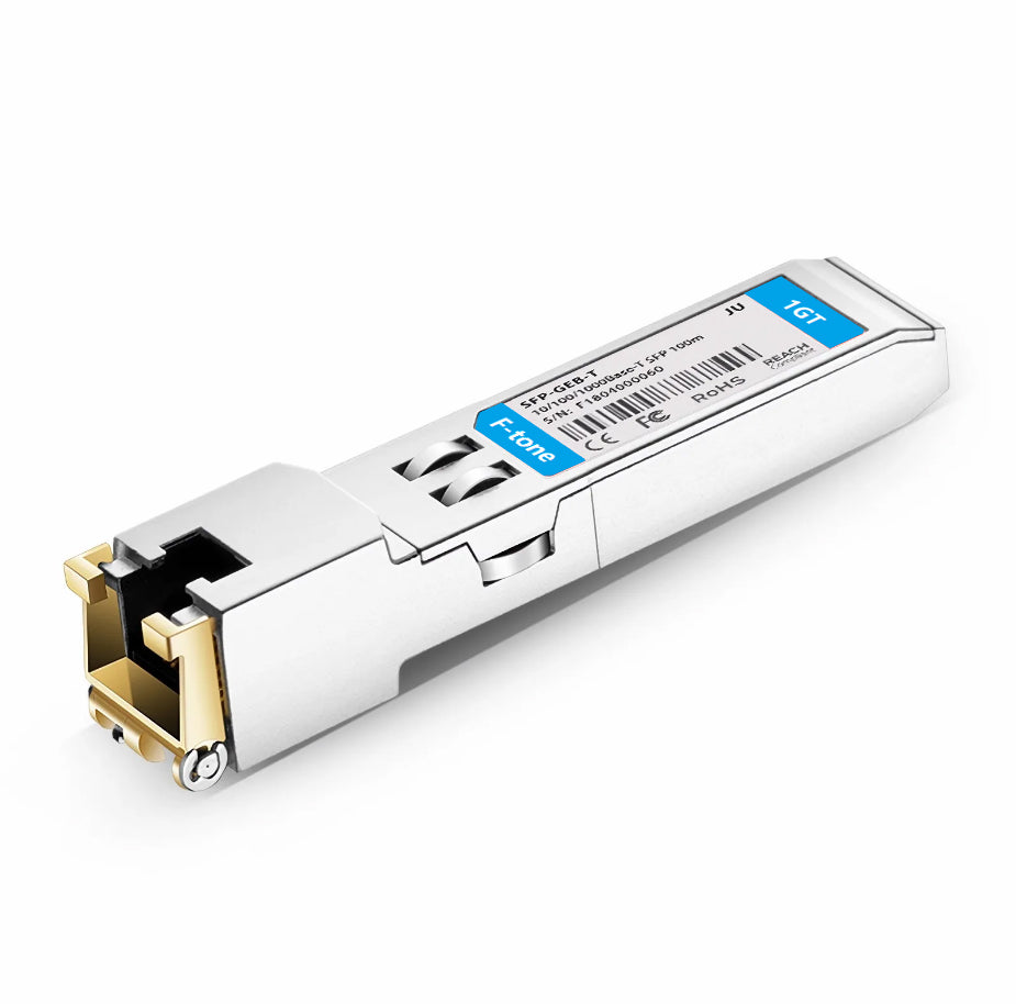Juniper Networks EX-SFP-1GE-T Compatible 10/100/1000BASE-T SFP SGMII Copper 100m RJ-45 Transceiver Module