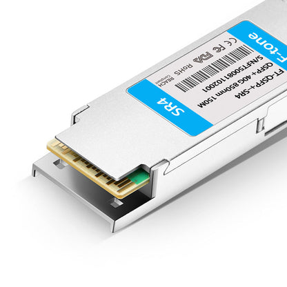 Cisco QSFP-40G-SR4 Compatible 40GBASE-SR4 QSFP+ 850nm 150M DDM MTP/MPO MMF Optical Transceiver Module