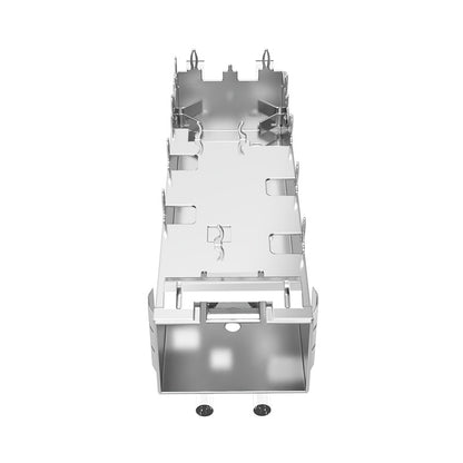 FT11BC02201 1x1 Port SFP+ Cage With Lightpipe
