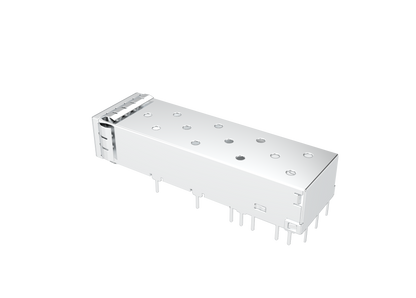 FT11BCS2000 SFP+ 1X1 Cage With Grounding Pin EMI Spring Finger