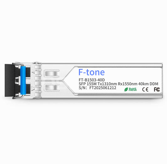 FTCS-B1503-40D SFP 155M Tx1310nm Rx1550nm 40km DDM Transceiver Module
