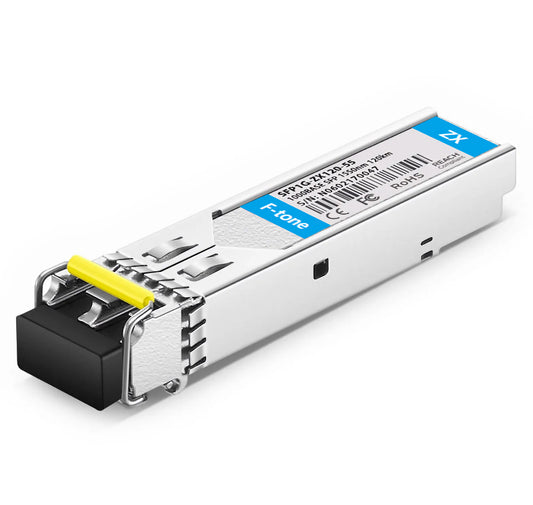 Cisco GLC-EZX-SM-120 Compatible 1000BASE-EZX SFP 1550nm 120km Duplex LC/UPC SMF Transceiver Module