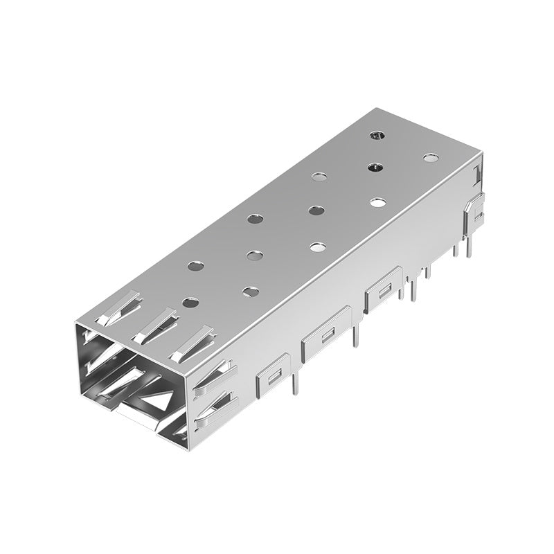 F-tone FT11ACS1000 1x1 Port SFP Cage Solder With EMI Spring Finger