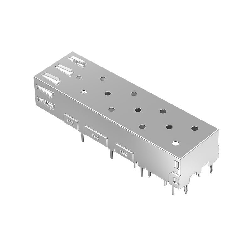 F-tone FT11ACS1000 1x1 Port SFP Cage Solder With EMI Spring Finger