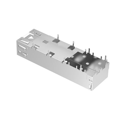 F-tone FT11ACS1000 1x1 Port SFP Cage Solder With EMI Spring Finger