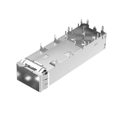 FT11BC02000D SFP+ 1x1 Cage With Grounding Pin
