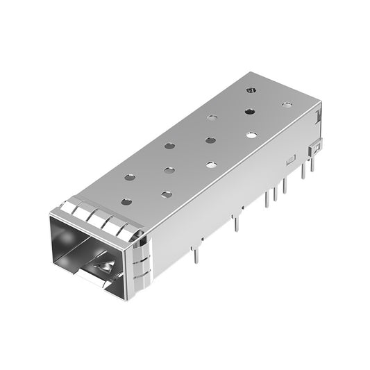 FT11AC02000 1x1 Port SFP Cage Press-Fit Through Hole With EMI Spring Finger