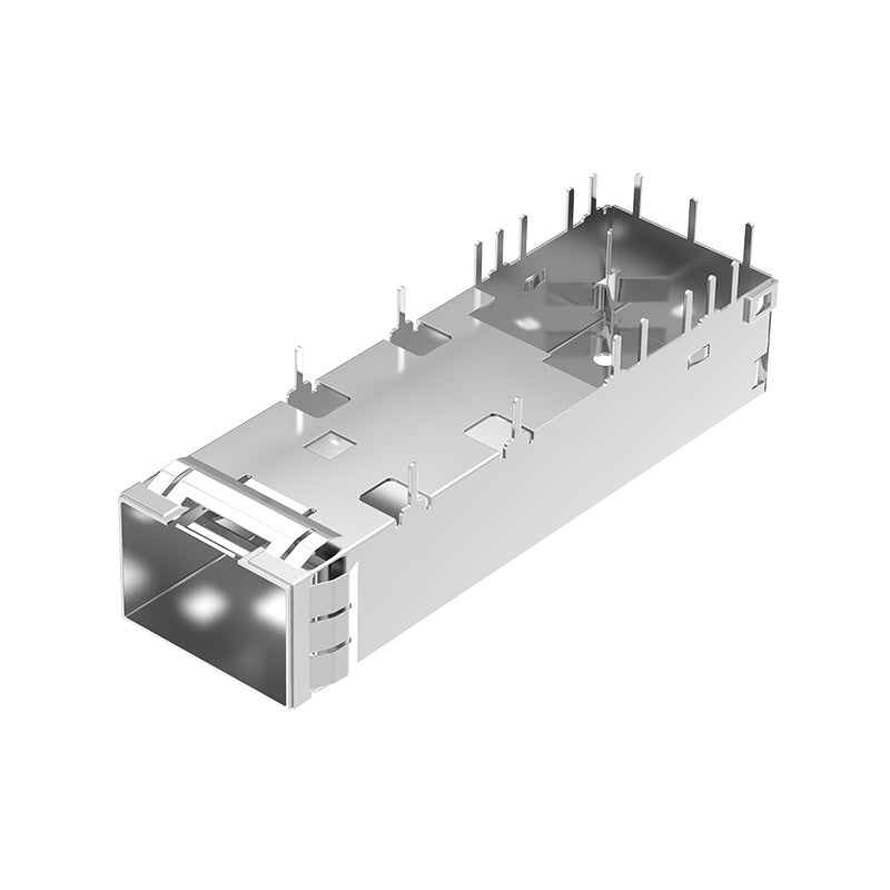 F-tone FT11BCS1000 SFP 1x1 Cage Solder Through Hole Right Angle