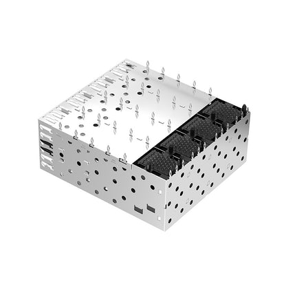 F-tone FT24AC01201 SFP 2x4 Cage Connector With Inner LightPipe