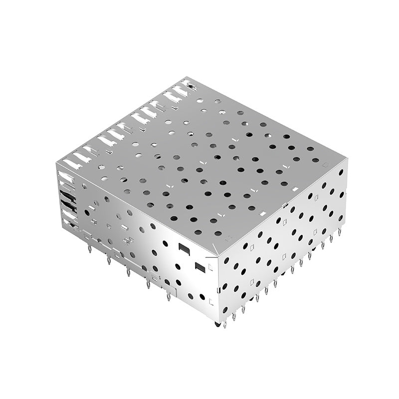 F-tone FT24AC01201 SFP 2x4 Cage Connector With Inner LightPipe