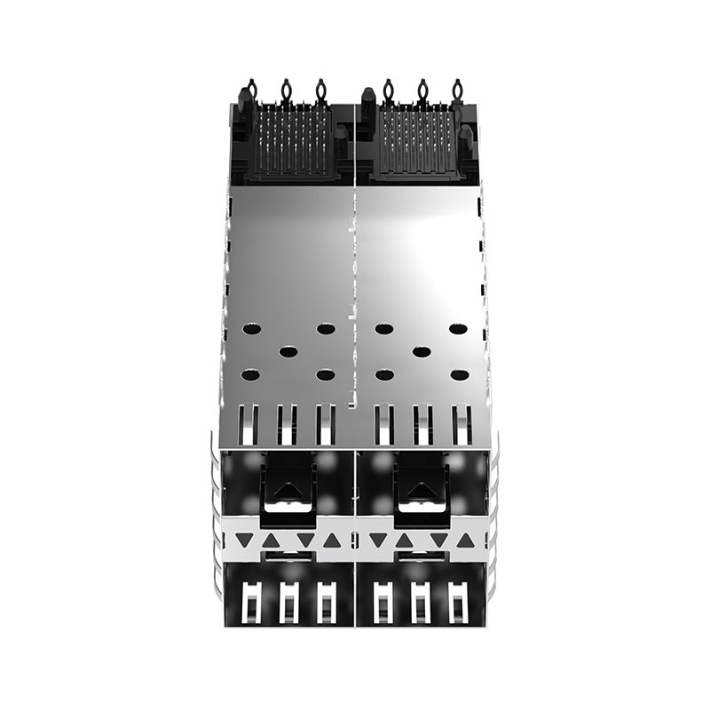 FT22AC01201 SFP 2x2 Cage Connector Press-Fit With Inner Light Pipe