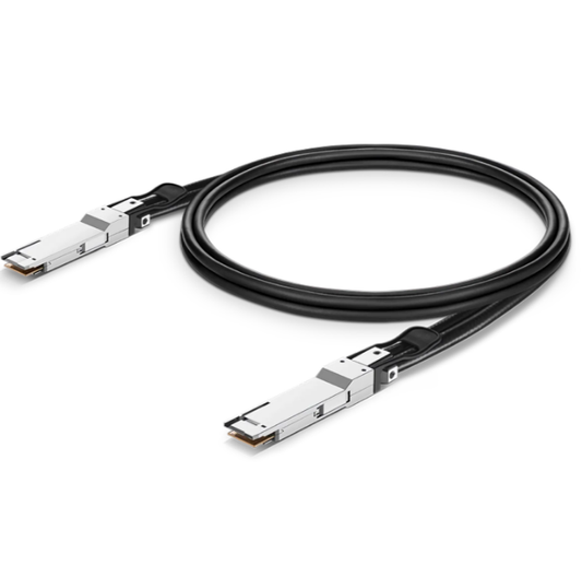 0.5m (2ft) Generic Compatible 800G QSFP-DD 8 x 100G PAM4 Passive Copper Twinax Cable