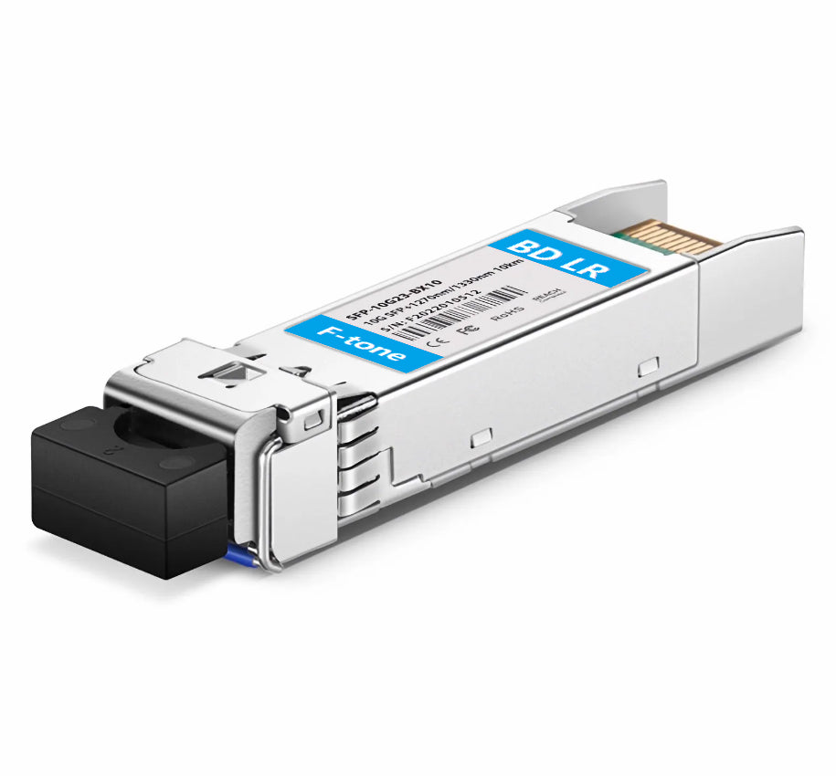 Совместимый с Cisco 10GBASE-BX20-D BiDi SFP+ 1330 нм-TX/1270 нм-RX 20 км DDM Simplex LC SMF модуль трансивера