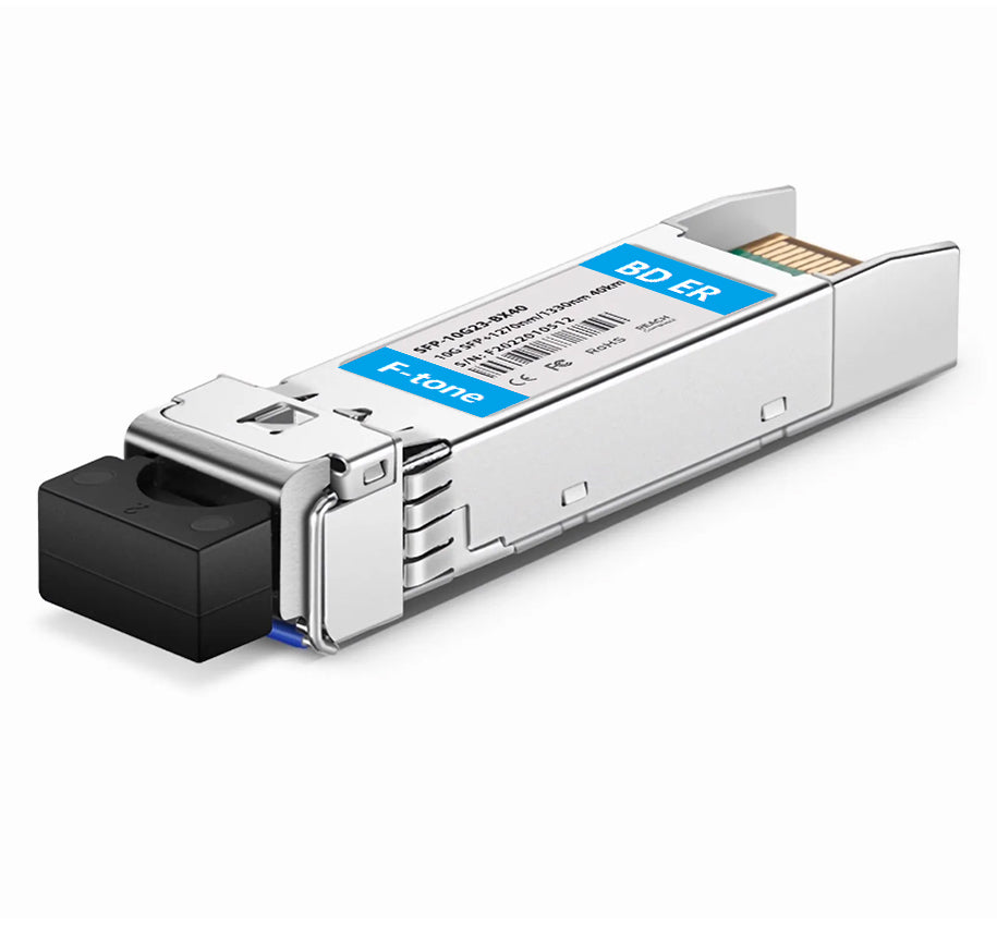 Module émetteur-récepteur SFP+ BiDi 10GBASE-BX20-D 1330 nm-TX/1270 nm-RX 20 km DDM Simplex LC SMF compatible Cisco
