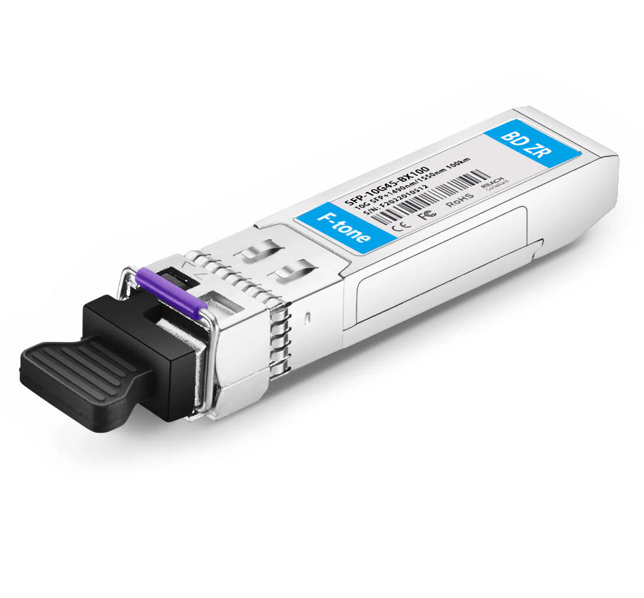 Module émetteur-récepteur SFP+ BiDi 10GBASE-BX20-D 1330 nm-TX/1270 nm-RX 20 km DDM Simplex LC SMF compatible Cisco