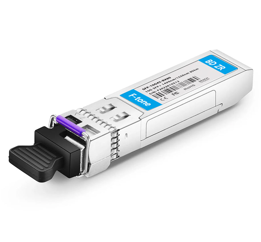 Module émetteur-récepteur SFP+ BiDi 10GBASE-BX20-D 1330 nm-TX/1270 nm-RX 20 km DDM Simplex LC SMF compatible Cisco