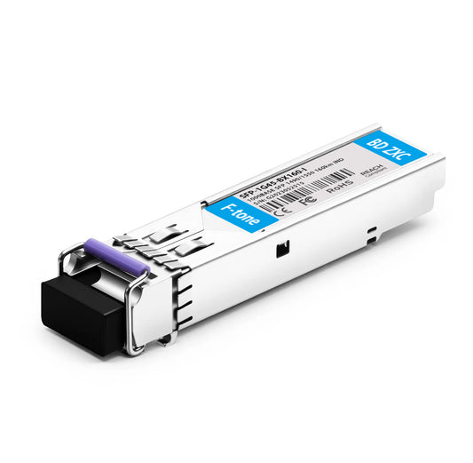 Cisco Compatible 1000BASE-BX-U SFP BiDi 1490nm-TX/1550nm-RX 160km Simplex LC/UPC SMF Transceiver Module (Industrial)