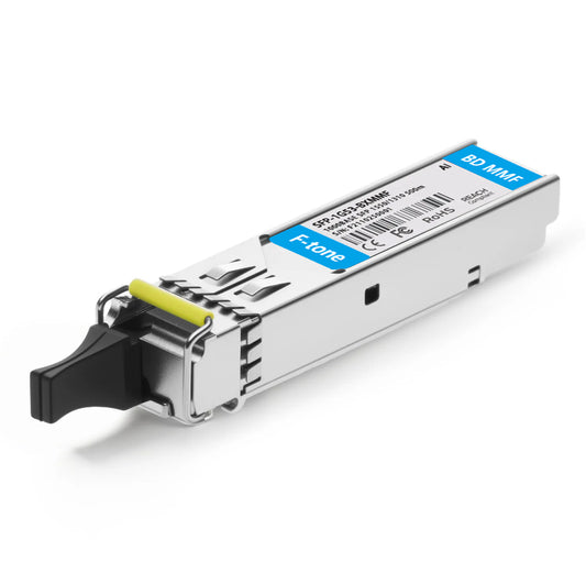 Cisco Compatible 1000BASE-BX-D SFP BiDi 1550nm-TX/1310nm-RX 500m Simplex LC/UPC MMF Transceiver Module