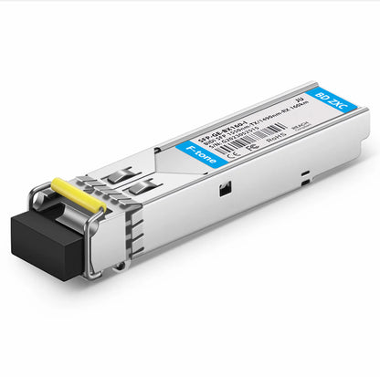 Juniper Networks Compatible 1000BASE-BX-D SFP BiDi 1550nm-TX/1490nm-RX 160km Simplex LC/UPC SMF Transceiver Module (Industrial)