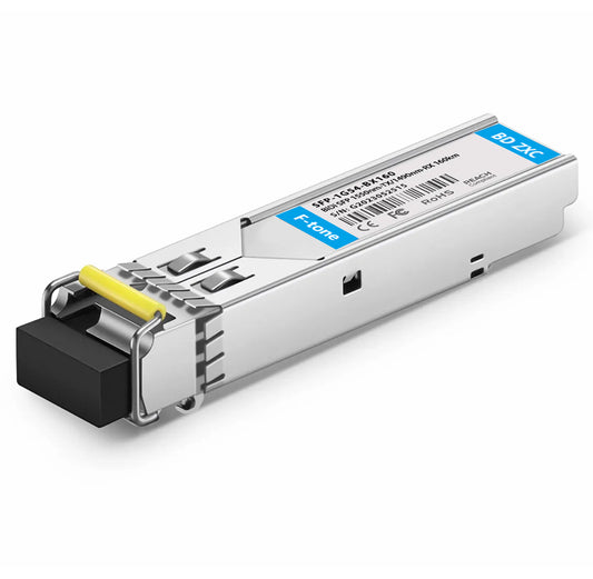 Cisco Compatible 1000BASE-BX-D SFP BiDi 1550nm-TX/1490nm-RX 160km Simplex LC/UPC SMF Transceiver Module (Industrial)
