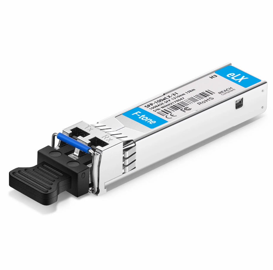 H3C SFP-FE-LX-SM1310-A Compatible 100BASE-LX SFP 1310nm 15km Duplex LC SMF Transceiver Module