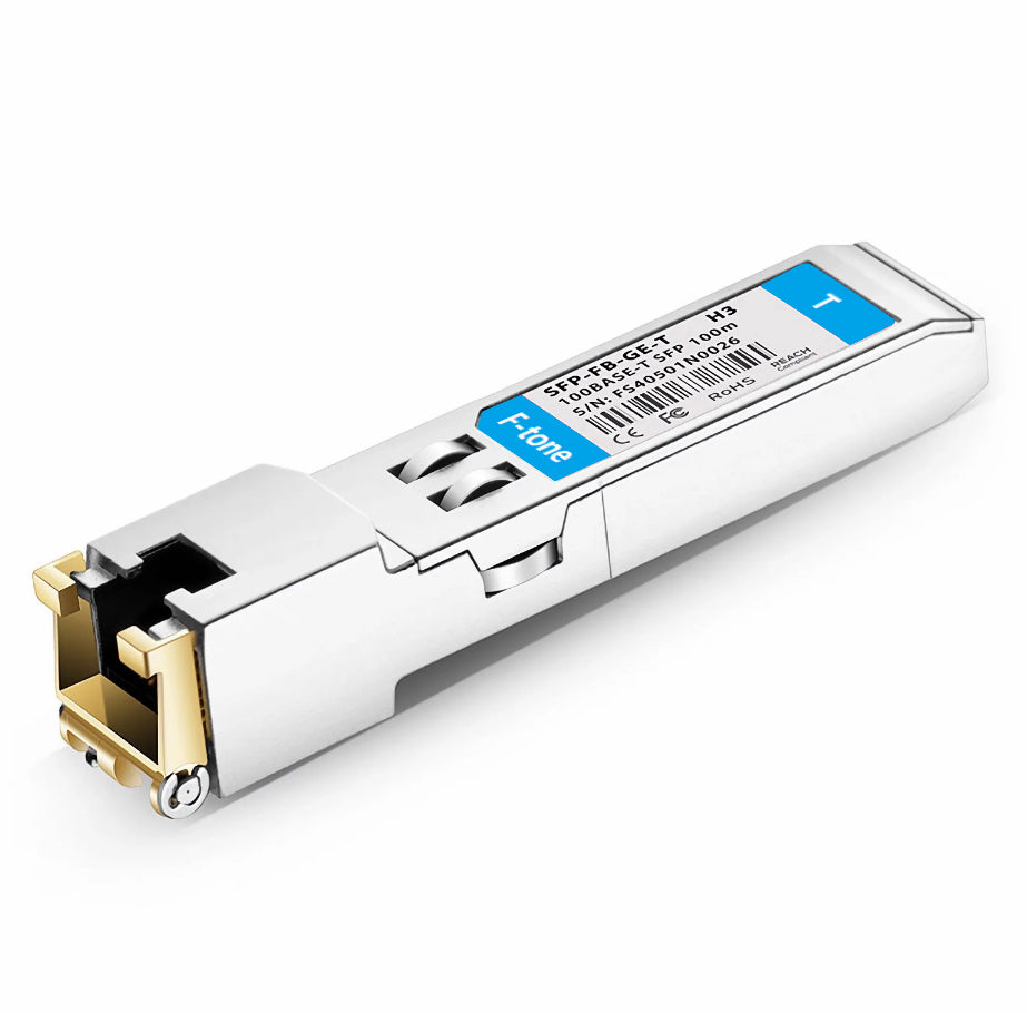 H3C SFP-FE-T-A Compatible 100BASE-T SFP SGMII Copper 100m RJ-45 Transceiver Module