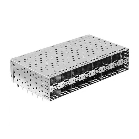 SFP0-3000-L 2X8 Ports 5GBS SFP Cage & Connector WITH LIGHT PIPES NPB