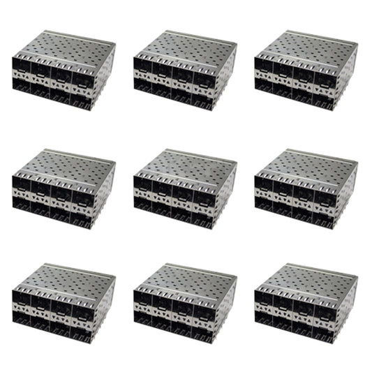 SFP0-3027-L 5GBS 2X4 Ports SFP Cage&Connector Without Leds