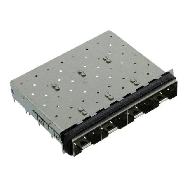 TE 2057833-1 CONN SFP+ CAGE 1X4 PRESS-FIT RA Through Hole Press-Fit Mount