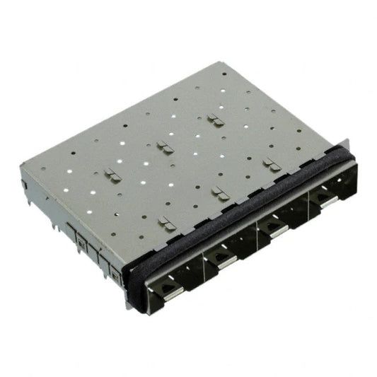 TE 2057833-1 CONN SFP+ CAGE 1X4 PRESS-FIT RA Through Hole Press-Fit Mount