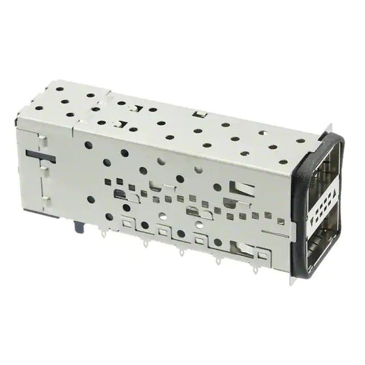 TE 2085945-4 QSFP+ Cage Assembly 2x1 Port With Integrated Connector 14 Gb/s