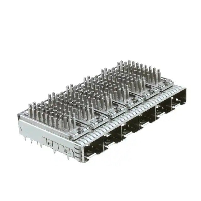 TE 2198235-3 SFP+ Cage Ganged (1 x 6) With Heat Sink 16 Gbs