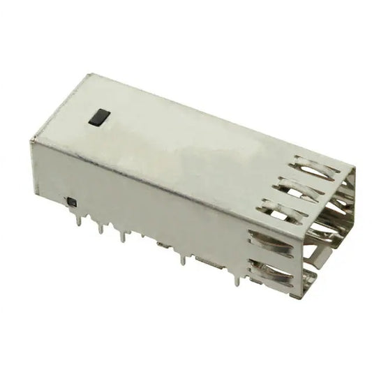 TE 2246040-1 SFP+ Micro Receptacle with Cage Press-Fit Through Hole 10 Gbs