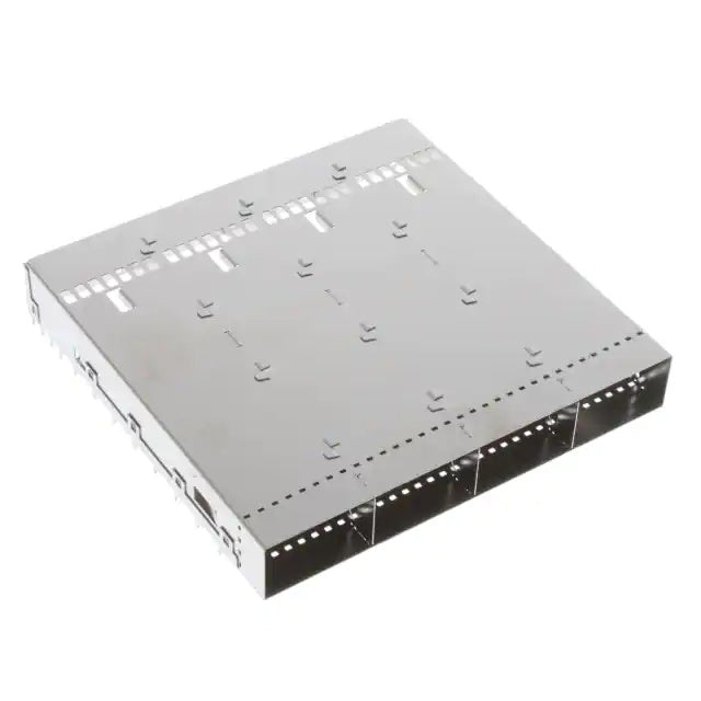 TE 2315853-2 OSFP Cage Ganged (1 x 4) Connector Press-Fit Through Hole Right Angle