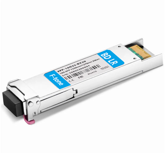 Cisco XFP-10G-BX20D Compatible 10GBASE-BX XFP BiDi 1330nm-TX/1270nm-RX 20km Simplex LC SMF Transceiver Module