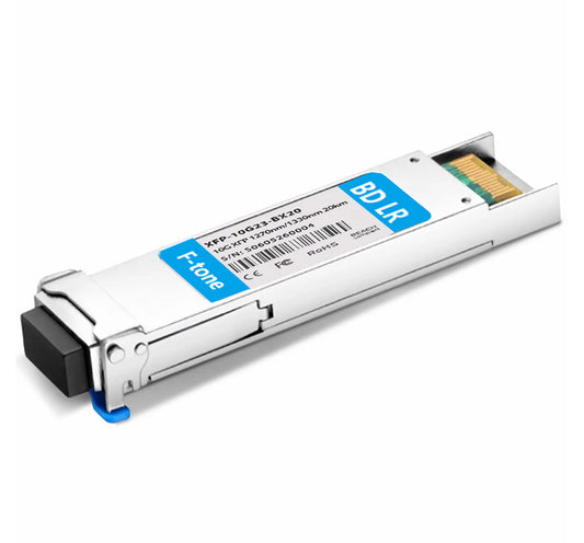 Cisco XFP-10G-BX20U Compatible 10GBASE-BX XFP BiDi 1270nm-TX/1330nm-RX 20km Simplex LC SMF Transceiver Module