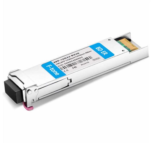 Cisco XFP-10G-BX40D Compatible 10GBASE-BX XFP BiDi 1330nm-TX/1270nm-RX 40km Simplex LC SMF Transceiver Module