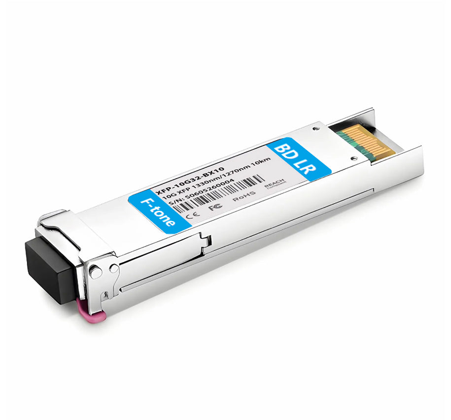 Cisco XFP-10G-BXD Compatible 10GBASE-BX XFP BiDi 1330nm-TX/1270nm-RX 10km Simplex LC SMF Transceiver Module