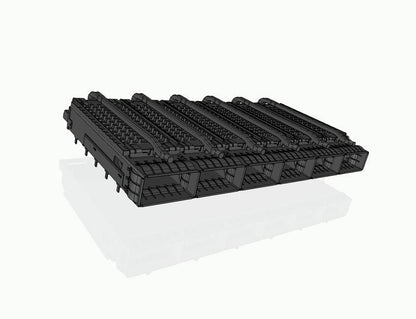 TE 2170708-1 ZQSFP+ Cage Ganged (1 x 6) with Heat Sink Connector Included Lightpipe Internal/External EMI Springs