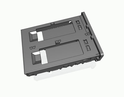 2227104-1 TE QSFP28 Cage Ganged (1 x 2) Connector