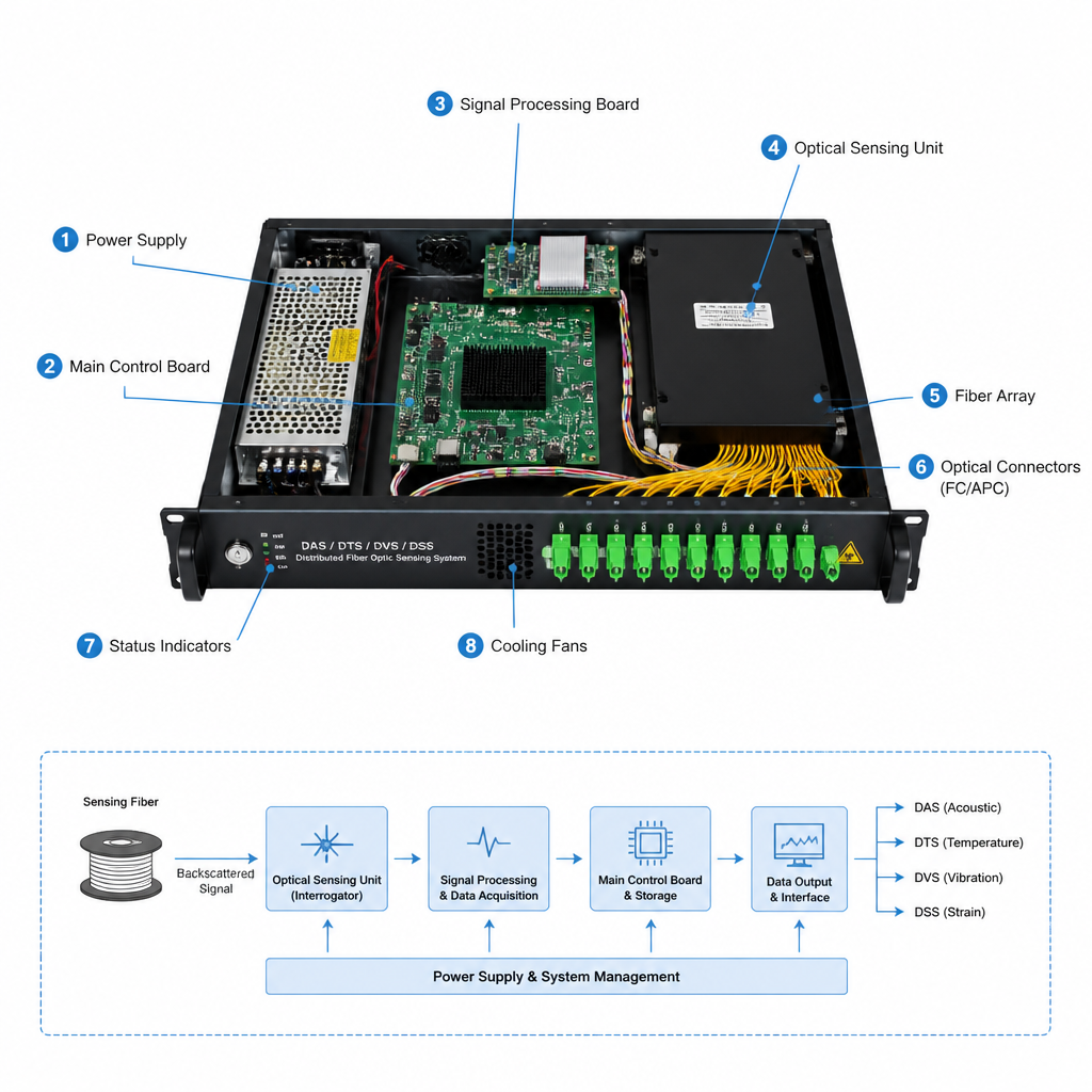 FT-27-TMM Series Multimode Fiber DTS Demodulator