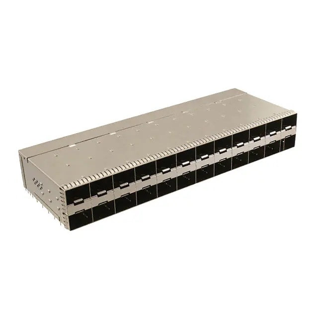 TE 2349201-7 zSFP+ Cage Assembly 2x12 Port With Integrated Connector EMI Springs