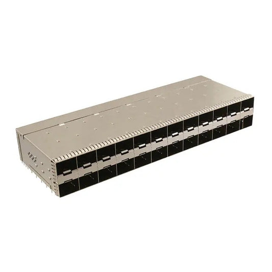 TE 2349201-7 zSFP+ Cage Assembly 2x12 Port With Integrated Connector EMI Springs