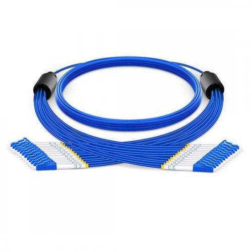 4  Fibers Single-mode 9/125μm Breakout Fiber Optic Indoor Cable