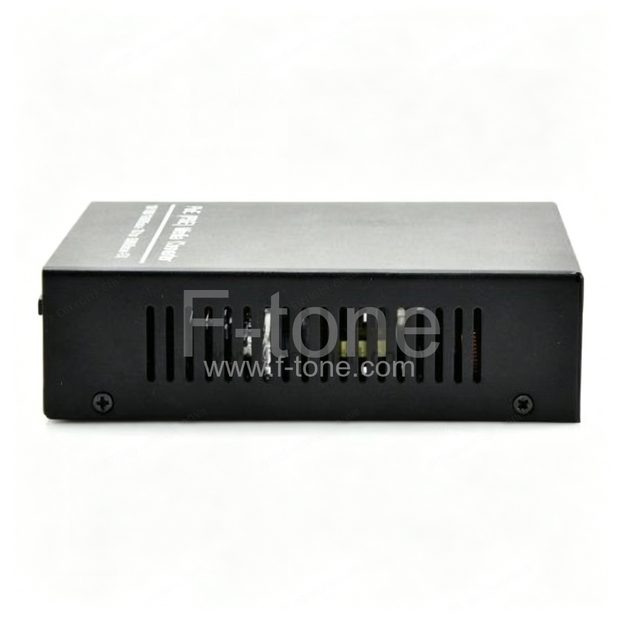 80km 10/100M Single Fiber 1550nmTx/1310nmRx DFB Centralized Management Card Type Media Converter
