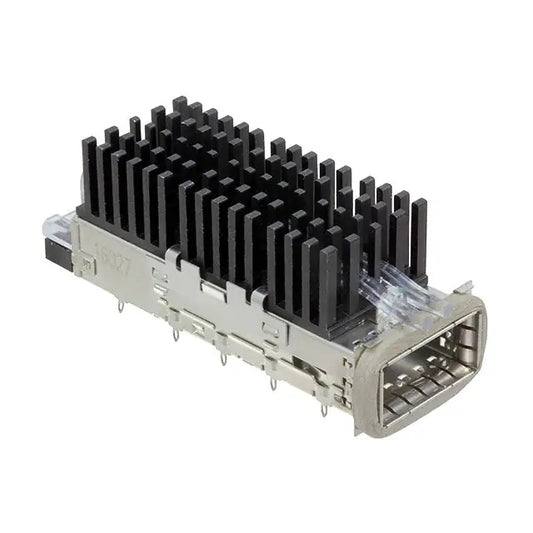 2170754-1 TE QSFP28 Cage Assembly With Heat Sink 28 Gb/s Included Lightpipe