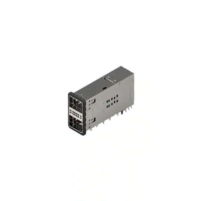 TE 2198373-1 ZQSFP+ Cage Assembly With Integrated Connector 2 x 1 Port 76 Position